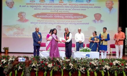 ಡಾ. ತನುಶ್ರೀ ಹೆಗಡೆ ಪ್ರಥಮ ಸ್ಥಾನ