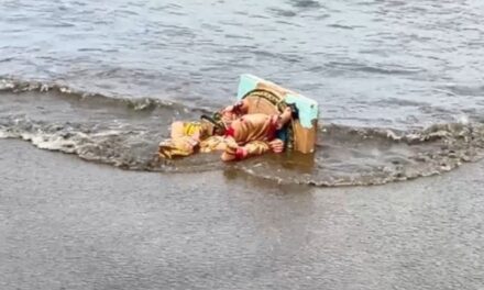 ಗೋವಾದಲ್ಲಿ ಪ್ಲಾಸ್ಟರ್ ಆಫ್ ಪ್ಯಾರಿಸ್ ವಿಗ್ರಹ