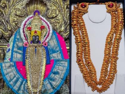 ಅಂಬಾಬಾಯಿಗೆ 30,11,017  ಲಕ್ಷ  ರೂ ಮೌಲ್ಯದ ಬಂಗಾರದ ಸರ ಮತ್ತು ಬಳೆ ಅರ್ಪಣೆ