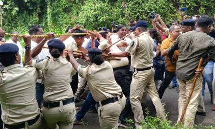 ಗೋವಾದಲ್ಲಿ ಕೃಷಿ ಭೂಮಿ ರೂಪಾಂತರ ಗದ್ದಲ , ಕಾಂಗ್ರೇಸ್ ಪ್ರತಿಭಟನೆ