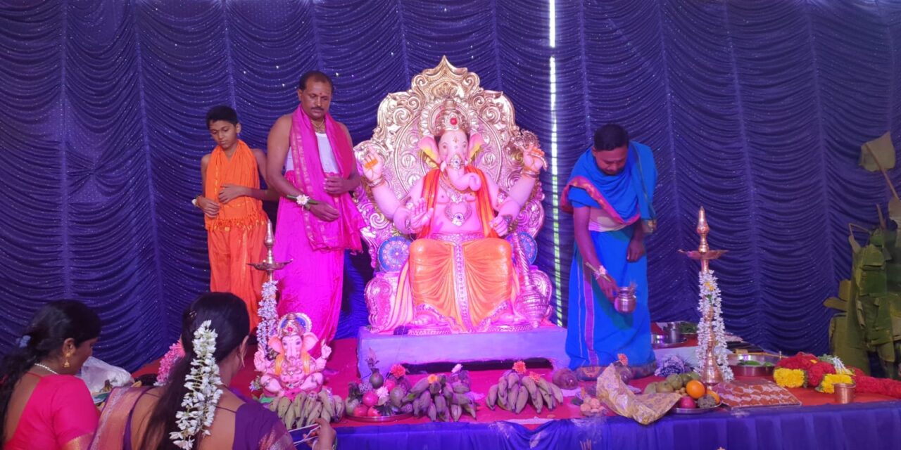 ಗೋವಾದ ಮಾಪ್ಸಾದಲ್ಲಿ ಪ್ರತಿಷ್ಠಾಪಿಸಲಾದ ಕನ್ನಡ ಗಣಪ