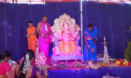ಗೋವಾದ ಮಾಪ್ಸಾದಲ್ಲಿ ಪ್ರತಿಷ್ಠಾಪಿಸಲಾದ ಕನ್ನಡ ಗಣಪ