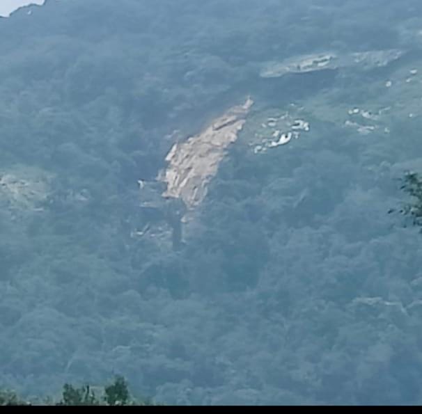 ಆಗುಂಬೆ ಬಳಿಯ ಕಾರ್ ಬೈಲು ಗುಡ್ಡ ಕುಸಿತ