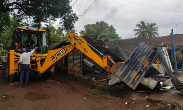 ಗೋವಾದಲ್ಲಿ ಮತ್ತೆ 35 ಮನೆಗಳ ತೆರವು ಕಾರ್ಯಾಚರಣೆ