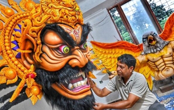 ಗೋವಾದಲ್ಲಿ ನರಕಾಸುರ ಪ್ರದರ್ಶನ