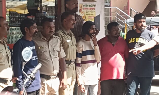 ದಾಂಡೇಲಿಯಲ್ಲಿ ಅಂತರ ರಾಜ್ಯ ಕಳ್ಳರ ಬಂಧನ