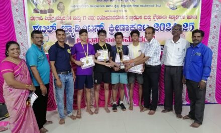ಬೆಳಗಾವಿ ಜಿಲ್ಲಾ ಮಟ್ಟದ ಕ್ರೀಡಾಕೂಟ: ಧಾರವಾಡ ಜಿಲ್ಲೆ ಪ್ರಥಮ
