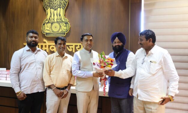 ಡಾ. ಅಂಬೇಡ್ಕರ್ ಚೇಂಬರ್ ಆಫ್ ಕಾಮರ್ಸ್-ಡಿಎಸಿಸಿ ತಂಡ ಗೋವಾ ಮುಖ್ಯಮಂತ್ರಿ ಭೇಟಿ