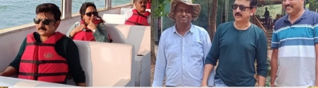 ಉತ್ತರಕನ್ನಡ ಪ್ರವಾಸಕ್ಕೆ ಆಗಮಿಸಿರುವ ನಟ ರಮೇಶ ಅರವಿಂದ