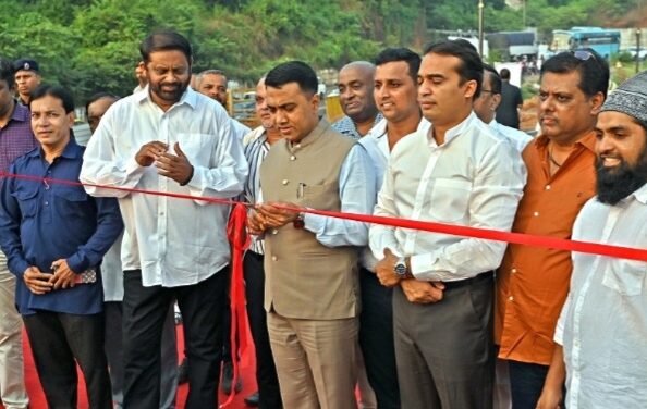ಗೋವಾದ ಚಿಂಬಲ್ ಜಂಕ್ಷನ್ ಮೇಲ್ಸೇತುವೆ ಉಧ್ಘಾಟನೆ