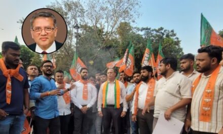 ಗೋವಾದಲ್ಲಿ ಶಾಸಕರ ಅಶ್ಲೀಲ ವೀಡಿಯೊ ಪ್ರಕರಣ: ಬಿಜೆಪಿ ಪ್ರತಿಭಟನೆ