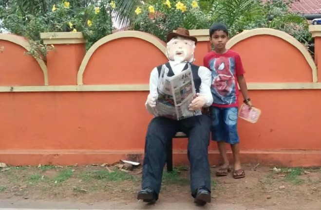 ಗೋವಾದಲ್ಲಿ ಓಲ್ಡ ಮ್ಯಾನ್ ದಹಿಸಿ ಹೊಸ ವರ್ಷಕ್ಕೆ ಸ್ವಾಗತ