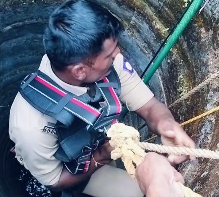 60 ಅಡಿ ಬಾವಿಗೆ ಬಿದ್ದರೂ ಬದುಕುಳಿದ ಅಜ್ಜಿ