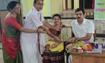 ಗೋವಾದ ಹಿರಿಯ ಪತ್ರಕರ್ತ ಪ್ರಕಾಶ್ ಭಟ್ ರವರಿಗೆ ವಿಶೇಷ ಗೌರವ ಸನ್ಮಾನ