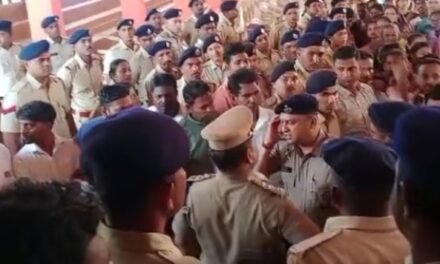 ದೇವಸ್ಥಾನದ ಉತ್ಸವ ಆಚರಣೆ ವಿವಾದ; ಭಾರಿ ಕಲ್ಲುತೂರಾಟ, ಪರಿಸ್ಥಿತಿ ಉಧ್ವಿಗ್ನ…!