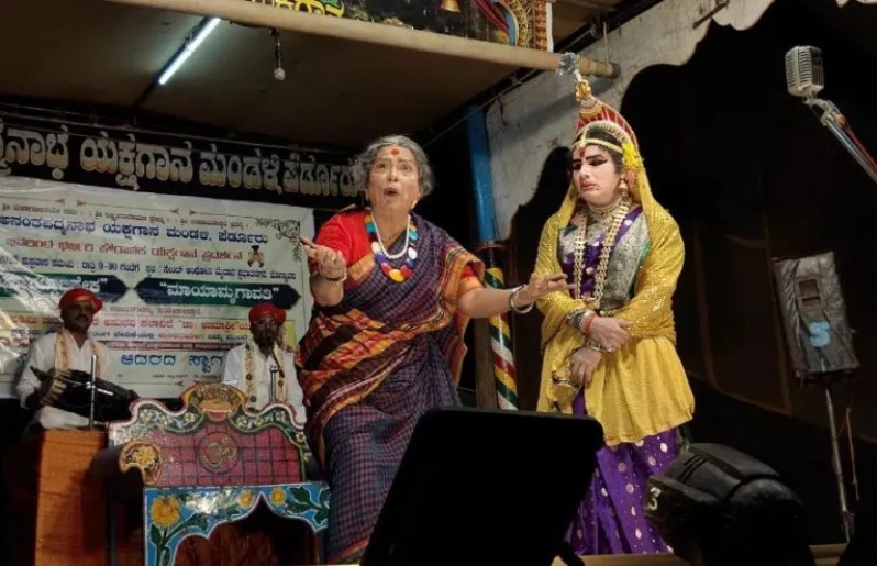 ಮಂಥರೆ ಪಾತ್ರದಲ್ಲಿ ಯಕ್ಷಗಾನದಲ್ಲಿ ಮಿಂಚಿದ ಹಿರೀಯ ನಟಿ ಉಮಾಶ್ರಿ