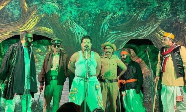 ಮಲವಳ್ಳಿಯಲ್ಲಿ ಪ್ರೇಕ್ಷಕರನ್ನು ರಂಜಿಸಿದ ನಾಟಕ
