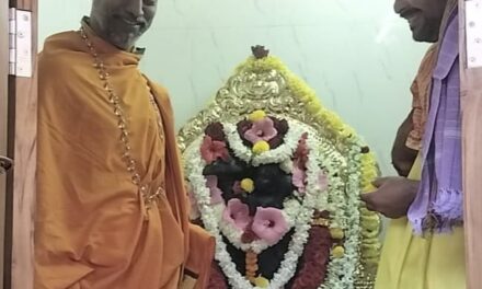 ಶ್ರೀ ಮಾರುತಿ ಮೂರ್ತಿ ಪ್ರತಿಷ್ಠಾಪನೆ : ಶ್ರೀ ಕ್ಷೇತ್ರ ಬಂಗಾರಮಕ್ಕಿಯ ಪೂಜ್ಯ ಶ್ರೀ ಮಾರುತಿ ಗುರೂಜಿ ಭೇಟಿ