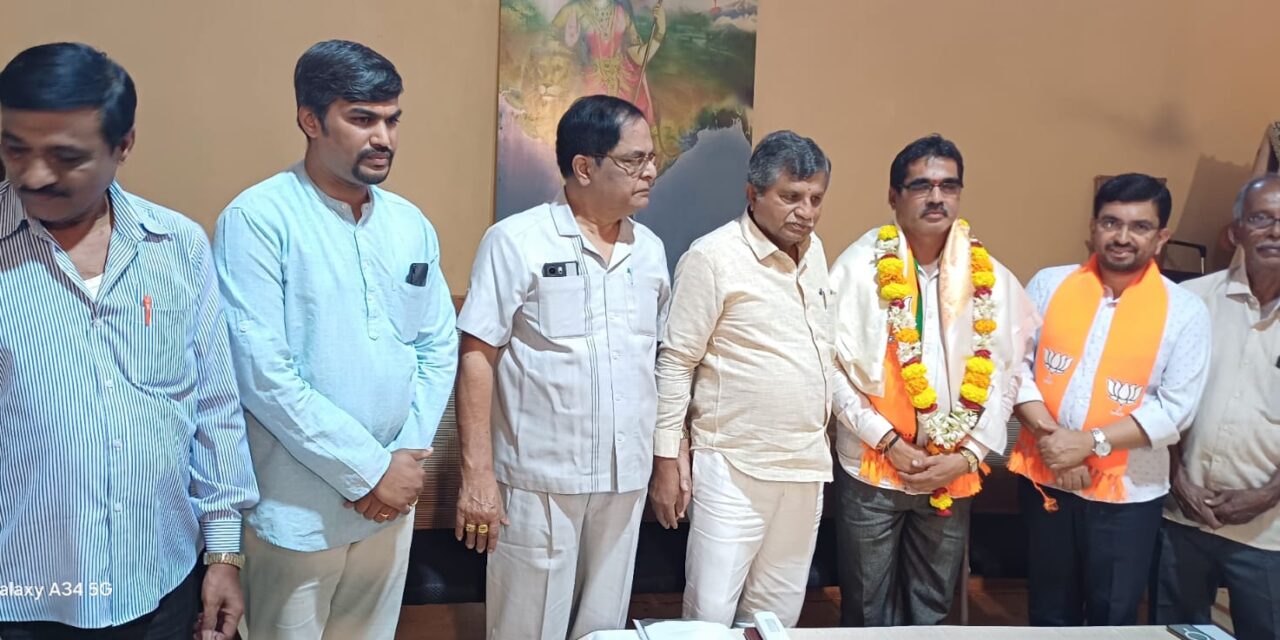 ಉತ್ತರ ಕನ್ನಡ ಜಿಲ್ಲಾ ಬಿಜೆಪಿ ಘಟಕದ ನೂತನ ಅಧ್ಯಕ್ಷರಾಗಿ ಎನ್ .ಎಸ್. ಹೆಗಡೆ ಕರ್ಕಿ