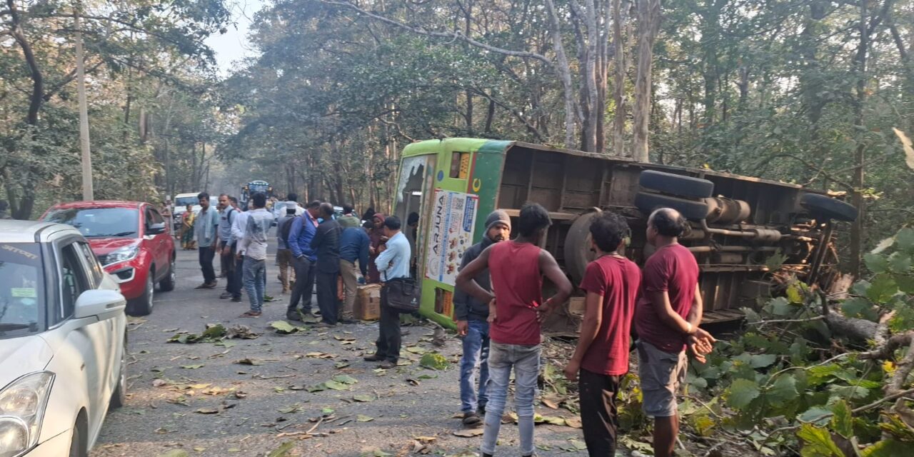 ಯಲ್ಲಾಪುರದಲ್ಲಿ KSRTC ಬಸ್ ಅಪಘಾತ