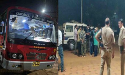ಬಸ್ ನಲ್ಲಿ ಸಾಗುತ್ತಿದ್ದ ಪ್ರಯಾಣಿಕನಿಗೆ ಚಾಕು ಹಾಕಿ ಕೊಲೆ