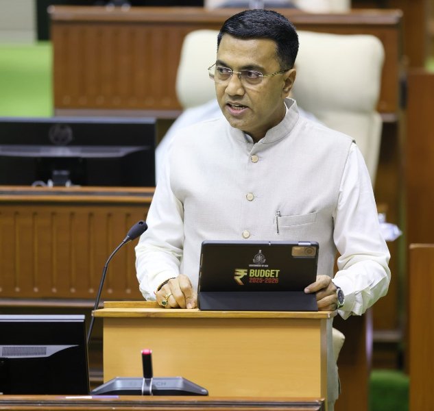 ಗೋವಾ ಮಹತ್ವಾಕಾಂಕ್ಷೆಯ ಬಜೆಟ್ ಮಂಡಿಸಿದ ಸಿಎಂ ಸಾವಂತ್