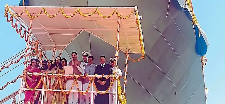 ಗೋವಾ ಶಿಪ್ ಯಾರ್ಡ ವತಿಯಿಂದ ಫ್ರಿಗೇಟ್ ನೌಕೆ