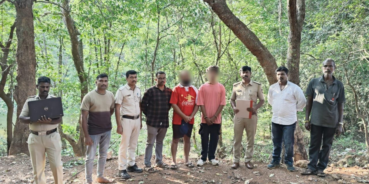ಗಾಂಜಾ ಸೇವನೆ :ಇಬ್ಬರ ಬಂಧನ