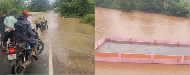ಉಕ್ಕಿ ಹರಿದ ಹಲತಾರಾ ನದಿ-ಖಾನಾಪುರ ಗೋವಾ ಹೆದ್ದಾರಿ ಬಂದ್…?