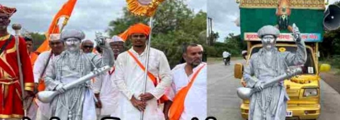 ಪಂಡರಪುರ ಪಾದಯಾತ್ರೆಯಲ್ಲಿ ವಿಶಿಷ್ಠ ಭಕ್ತಿ ಪ್ರದರ್ಶನ