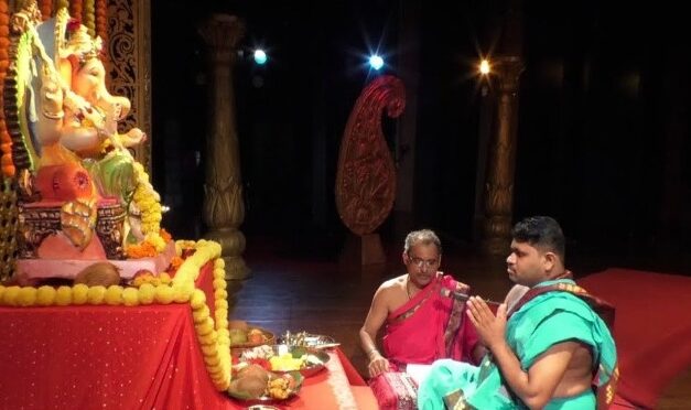 ಗೋವಾದಲ್ಲಿ ಕರ್ನಾಟಕದ ವೈದಿಕರಿಂದ ಗೌರಿಗಣೇಶನ ಪೂಜೆ