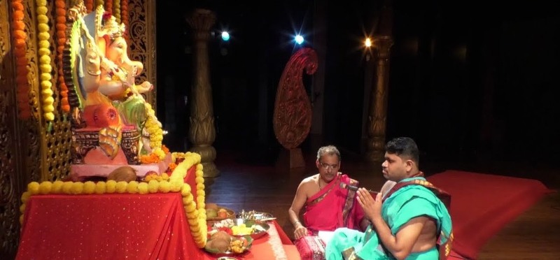 ಗೋವಾದಲ್ಲಿ ಕರ್ನಾಟಕದ ವೈದಿಕರಿಂದ ಗೌರಿಗಣೇಶನ ಪೂಜೆ