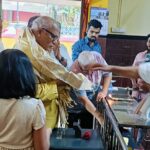 ರಾಯರ ಮಠಕ್ಕೆ ಆಗಮಿಸಿದ ಮಂತ್ರಿ  ದಿಗಂಬರ್ ಕಾಮತ್