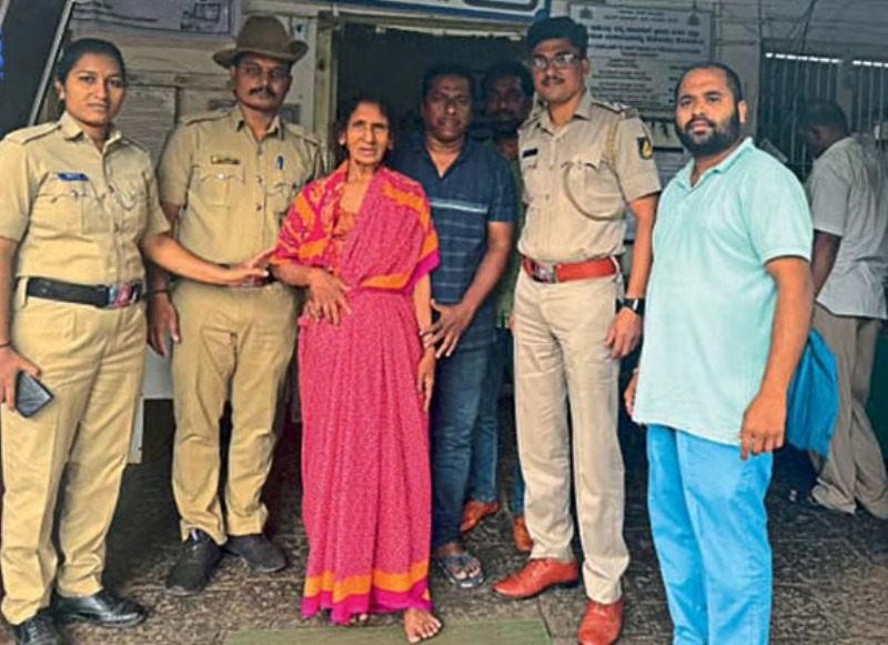 ಗೋವಾದಲ್ಲಿ ನಾಪತ್ತೆಯಾಗಿದ್ದ ವೃದ್ಧೆ ಬೆಳಗಾವಿಯಲ್ಲಿ ಪತ್ತೆ
