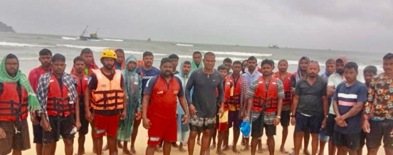 ಗೋವಾದಲ್ಲಿ ತಪ್ಪಿದ ಭಾರಿ ದುರ್ಘಟನೆ, 27 ಮೀನುಗಾರರ ರಕ್ಷಣೆ…!