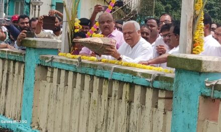 ಸೂಪಾ ಜಲಾಶಯ ಭರ್ತಿ, ದೇಶಪಾಂಡೆ ಬಾಗಿನ ಸಮರ್ಮಣೆ