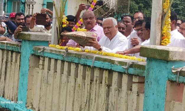 ಸೂಪಾ ಜಲಾಶಯ ಭರ್ತಿ, ದೇಶಪಾಂಡೆ ಬಾಗಿನ ಸಮರ್ಮಣೆ
