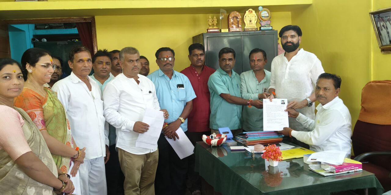 ಮಾರ್ಕೆಟಿಂಗ್ ಸೊಸೈಟಿ ಚುನಾವಣೆಗೆ ನಾಮ ಪತ್ರ ಸಲ್ಲಿಕೆ