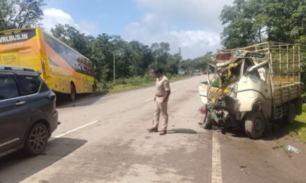 ಗೋವಾ ಗಡಿಯಲ್ಲಿ ಸರಣಿ ಅಪಘಾತ