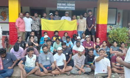 ಗವೇಗಾಳಿ ಶಾಲೆಗೆ ಸುಣ್ಣ ಬಣ್ಣದೊಂದಿಗೆ ಚಿತ್ರಗಳ ಚಿತ್ತಾರ