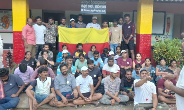 ಗವೇಗಾಳಿ ಶಾಲೆಗೆ ಸುಣ್ಣ ಬಣ್ಣದೊಂದಿಗೆ ಚಿತ್ರಗಳ ಚಿತ್ತಾರ