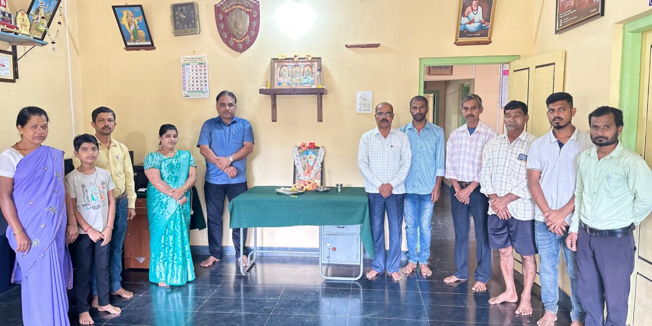 ನಂದಿಗದ್ದೆ ಪಂಚಾಯತದಲ್ಲಿ ಮಹರ್ಷಿ ವಾಲ್ಮೀಕಿ ಜಯಂತಿ ಆಚರಣೆ