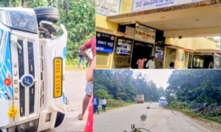 ಜಲ್ಕಟ್ಟಿ ಹತ್ತಿರ ಟಿ.ಟಿ.ವಾಹನ ಪಲ್ಟಿ;ಚಾಲಕ ಗಂಭೀರ
