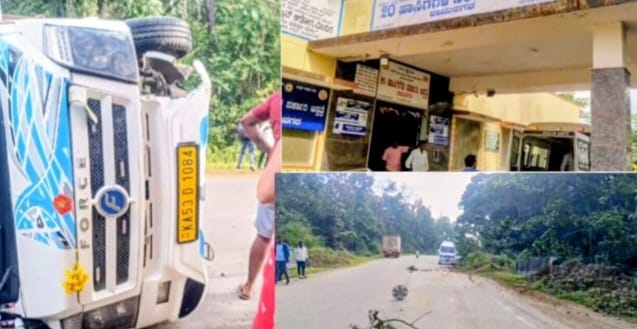 ಜಲ್ಕಟ್ಟಿ ಹತ್ತಿರ ಟಿ.ಟಿ.ವಾಹನ ಪಲ್ಟಿ;ಚಾಲಕ ಗಂಭೀರ