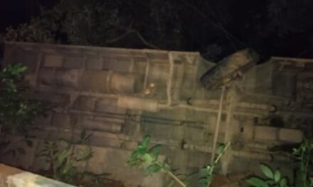ವಡ್ಡಿಘಾಟ್ ನಲ್ಲಿ ಬಸ್ ಪಲ್ಟಿ;ಹಲವರಿಗೆ ಗಾಯ