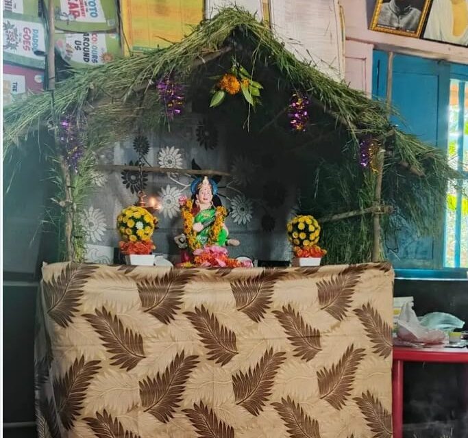 ಖಾನಗಾಂವ ಶಾಲೆಯಲ್ಲಿ ಸರಸ್ವತಿ ಪೂಜೆ ಯಶಸ್ವಿ ಸಂಪನ್ನ