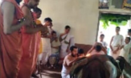 ಸೋಂದಾ ಸ್ವರ್ಣವಲ್ಲೀ ಮಹಾಸಂಸ್ಥಾನದಲ್ಲಿ ಗೋವರ್ಧನ ಗೋಪೂಜೆ