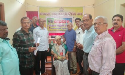 ಹಿರಿಯ ನಿವೃತ್ತ ಶಿಕ್ಷಕರಿಗೆ; ಶಿಷ್ಯ ಬಳಗದಿಂದ ಸನ್ಮಾನ