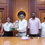 ಕಾವ್ಯಶ್ರೀ ಕೂರ್ಸೆ ರವರನ್ನು ಅಭಿನಂದಿಸಿದ ಗೋವಾ ಮುಖ್ಯಮಂತ್ರಿ ಸಾವಂತ್