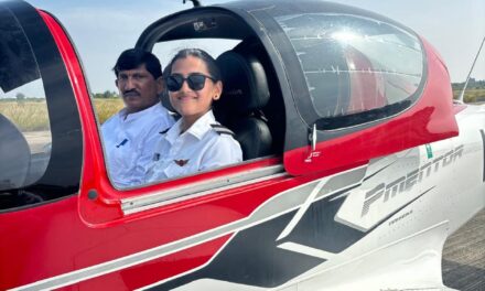 ಗೋಕರ್ಣದ ಕಾವ್ಯಶ್ರೀ ಕಮರ್ಷಿಯಲ್ ಪೈಲೆಟ್